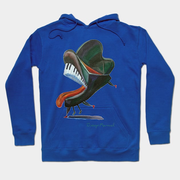 Cheerful piano Hoodie by diegomanuel